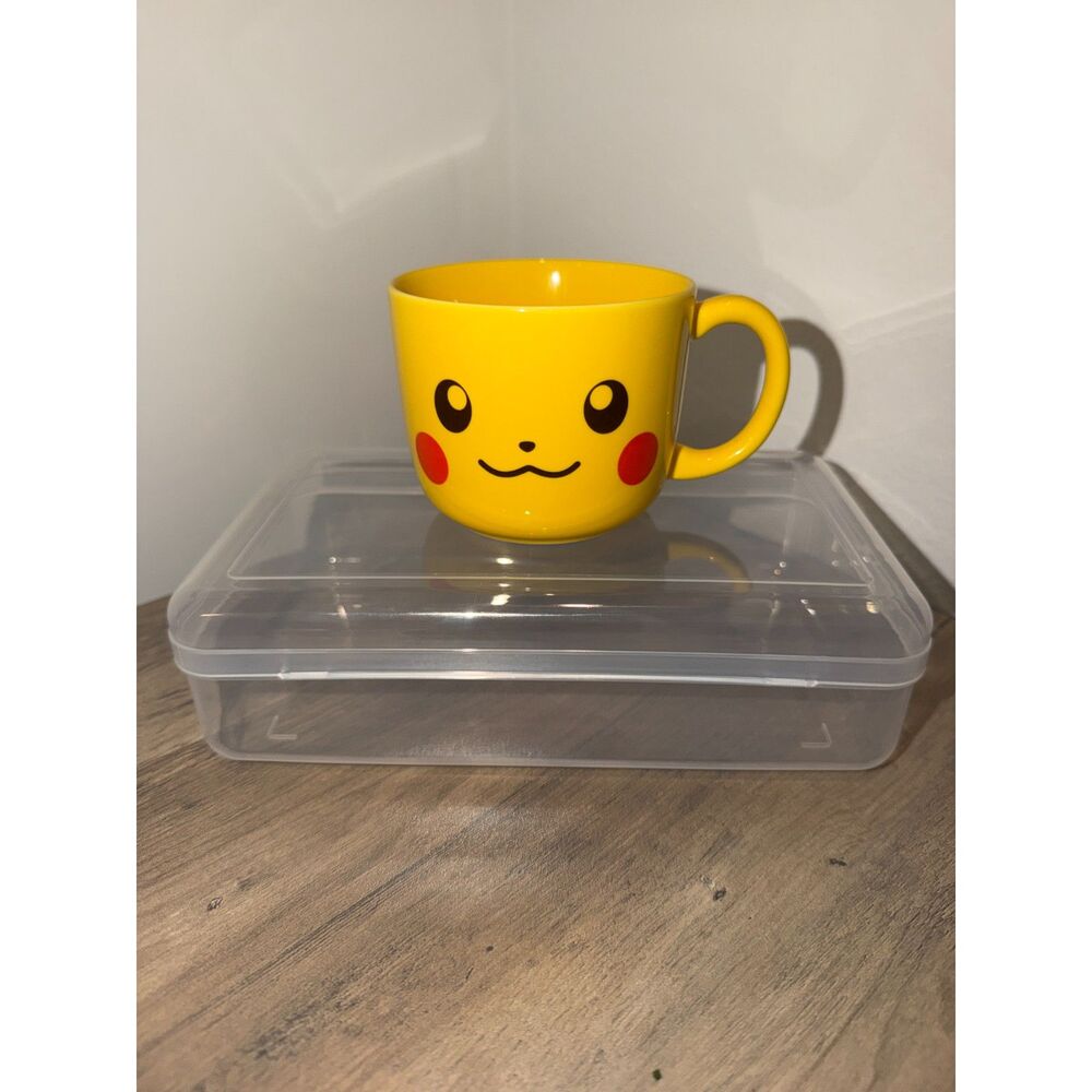 Rare Pokémon Pikachu Face Ceramic Mug Yellow Pocket Monsters Nintendo Cup